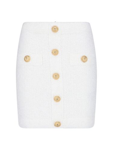 Balmain Buttons Miniskirt - Balmain - Modalova