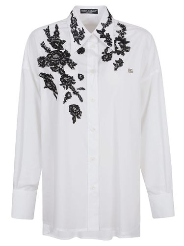 Dolce & Gabbana Flower Laced Shirt - Dolce & Gabbana - Modalova