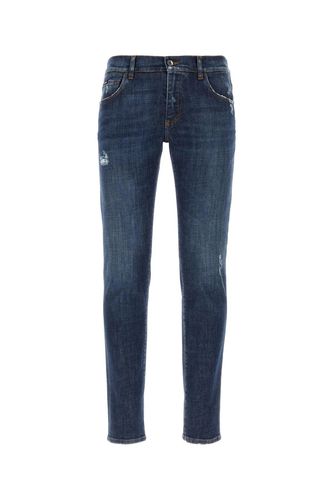 Blue Stretch Jeans - Dolce & Gabbana - Modalova