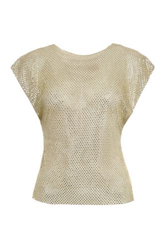 Net Top With Jewel Applications - Philosophy di Lorenzo Serafini - Modalova