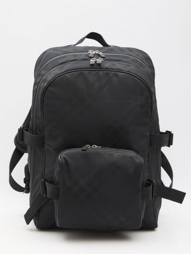 Burberry Jacquard Check Backpack - Burberry - Modalova