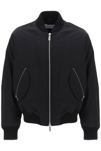 Off-White Arrow Embroidered Bomber - Off-White - Modalova