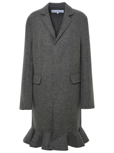 J. W. Anderson Gray Wool Coat - J.W. Anderson - Modalova