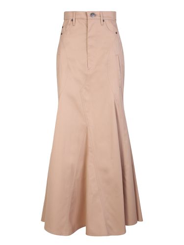 Gabardine Cotton Full Skirt - Burberry - Modalova