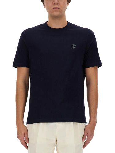 T-shirt With Logo - Brunello Cucinelli - Modalova