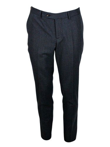 Trousers Made Of Soft And Precious 100% Virgin Wool With Front And Back Pockets, Zip Closure. Italian Fit - Brunello Cucinelli - Modalova