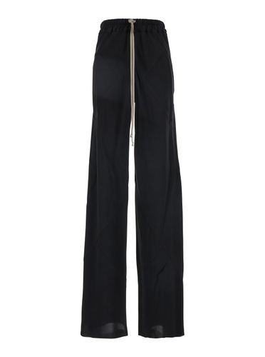 Wide Leg Pants In Tech Fabric Woman - Rick Owens - Modalova