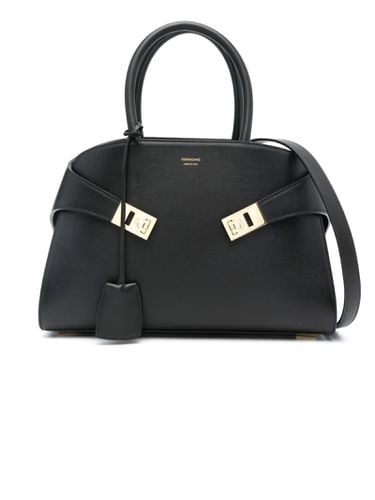 Calf Leather Tote Bag - Ferragamo - Modalova