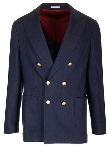 Double-breasted Blazer - Brunello Cucinelli - Modalova