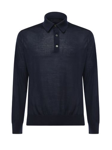 Zegna Lightweight Wool Polo Shirt - Zegna - Modalova