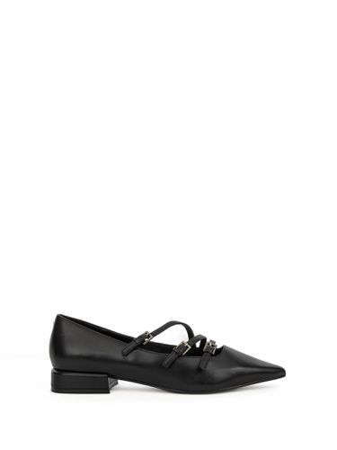 Bruno Premi Black Leather Ballerina - Bruno Premi - Modalova