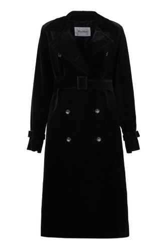 Max Mara Lana Velvet Trench Coat - Max Mara - Modalova