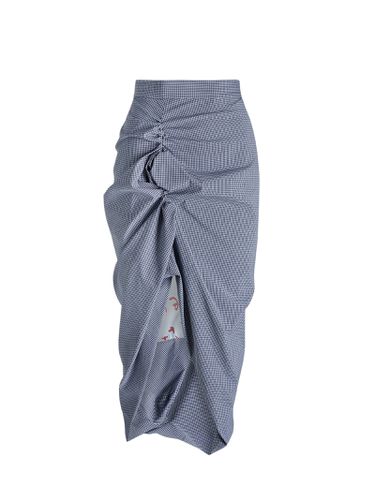 Gray Gathered Midi Skirt - Vivienne Westwood - Modalova