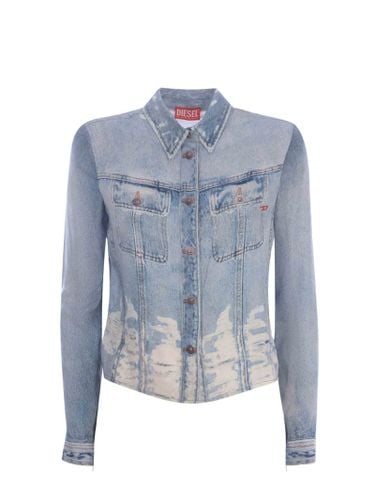 C-lorelle Cropped Distressed Shirt - Diesel - Modalova