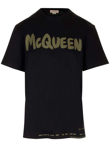 Alexander McQueen Black T-shirt - Alexander McQueen - Modalova