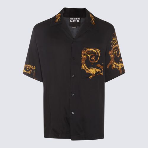 And Gold Viscose Shirt - Versace Jeans Couture - Modalova