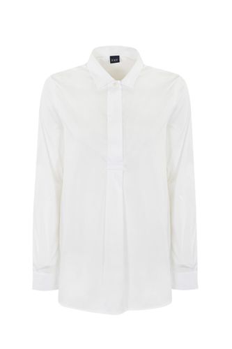 Fay Stretch Poplin Shirt - Fay - Modalova