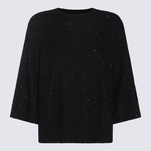 Oversized Glittery Sweater - Fabiana Filippi - Modalova