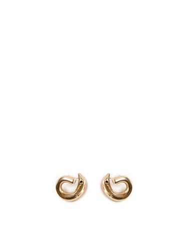 Gold Tone Metal Earrings - Bottega Veneta - Modalova