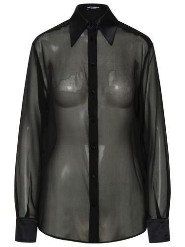 Dolce & Gabbana Black Silk Shirt - Dolce & Gabbana - Modalova