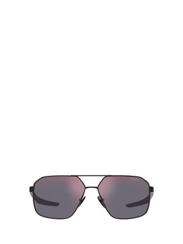 Ps 55ws Matte Black Sunglasses - Prada Linea Rossa - Modalova