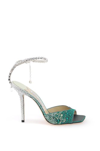 Saeda 100 Sandals With Degradé Crystals - Jimmy Choo - Modalova