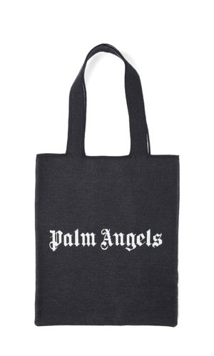 Palm Angels Logo Printed Tote Bag - Palm Angels - Modalova
