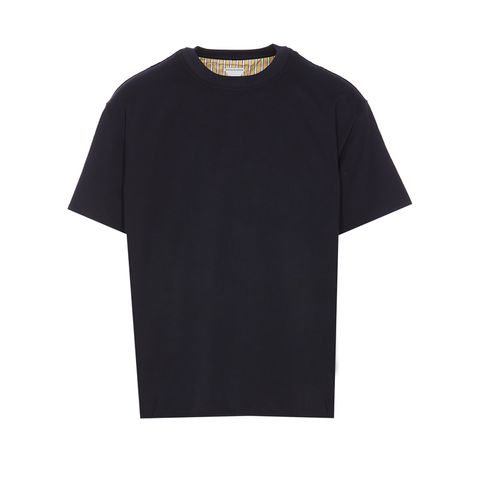 Double Layer Cotton Check T-shirt - Bottega Veneta - Modalova