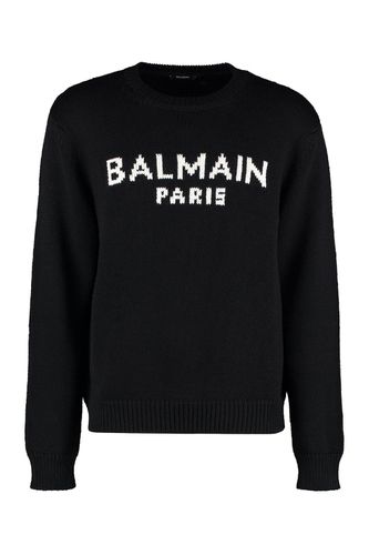 Balmain Logo Intarsia Knit Jumper - Balmain - Modalova