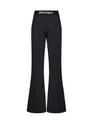 Soiree Knit Logo Trousers - Palm Angels - Modalova