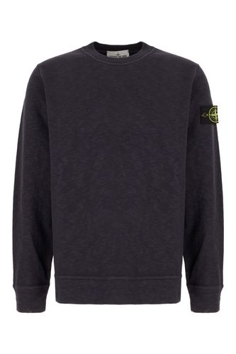 Midnight Blue Cotton Sweater - Stone Island - Modalova