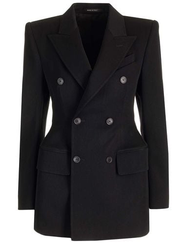 Hourglass Double-breasted Jacket - Balenciaga - Modalova