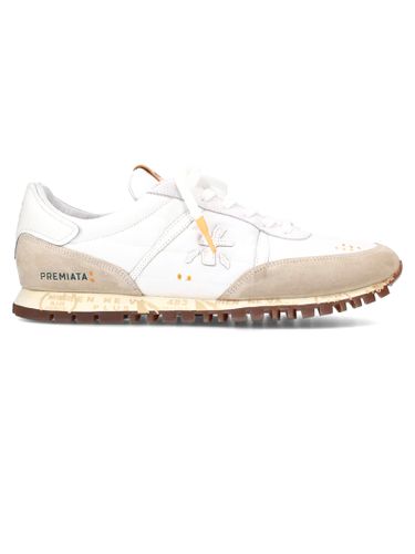 Suede And White Nylon Sean Sneakers - Premiata - Modalova