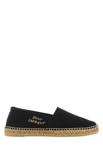 Black Canvas Espadrilles - Saint Laurent - Modalova