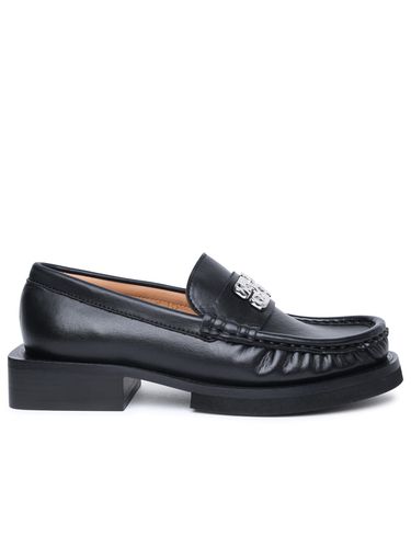 Ganni Black Leather Loafers - Ganni - Modalova
