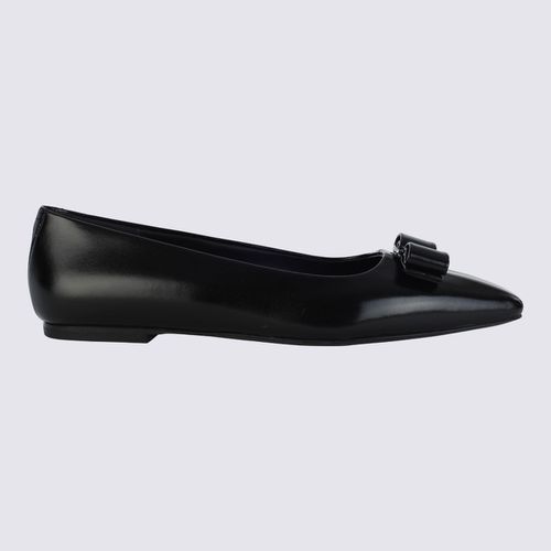 Leather Siwar Ballerina Flats - Ferragamo - Modalova