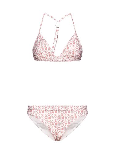 Moncler Pink Logoed Bikini - Moncler - Modalova