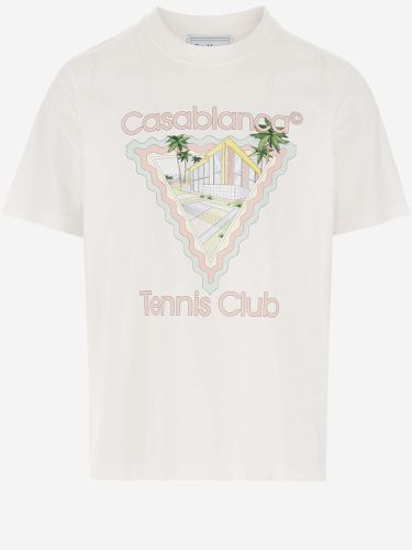 Casablanca Cotton T-shirt With Logo - Casablanca - Modalova