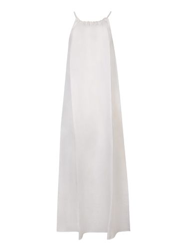 Butter Linen Long Halter Dress - 120% Lino - Modalova