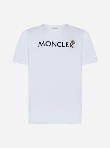 Moncler Logo Cotton T-shirt - Moncler - Modalova