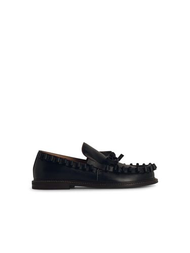 J. W. Anderson ruffle Leather Loafers - J.W. Anderson - Modalova