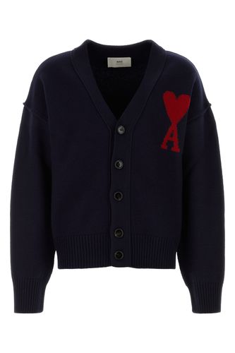 Red Adc Cardigan - Ami Alexandre Mattiussi - Modalova