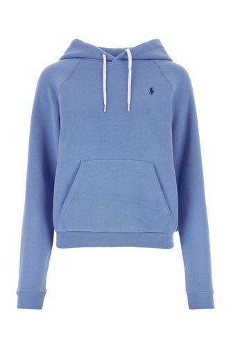 Cerulean Blue Cotton Blend Sweatshirt - Polo Ralph Lauren - Modalova