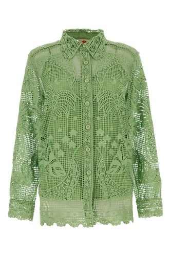 Farm Rio Green Guipure Shirt - Farm Rio - Modalova