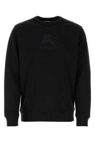Burberry Black Cotton Sweatshirt - Burberry - Modalova