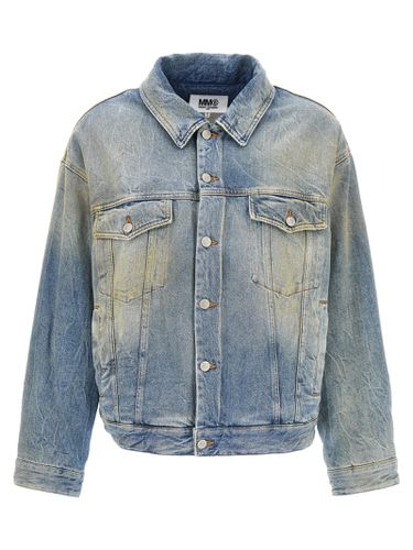 Padded Denim Jacket - MM6 Maison Margiela - Modalova