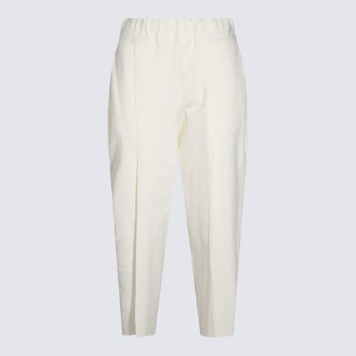 Issey Miyake White Cotton Pants - Issey Miyake - Modalova