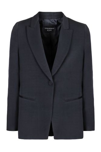 Single-breasted One Button Jacket - Emporio Armani - Modalova