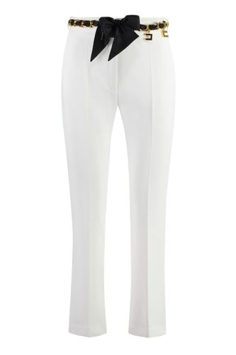 Elisabetta Franchi Crêpe Trousers - Elisabetta Franchi - Modalova