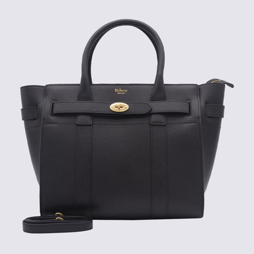 Mulberry Black Leather Tote Bag - Mulberry - Modalova